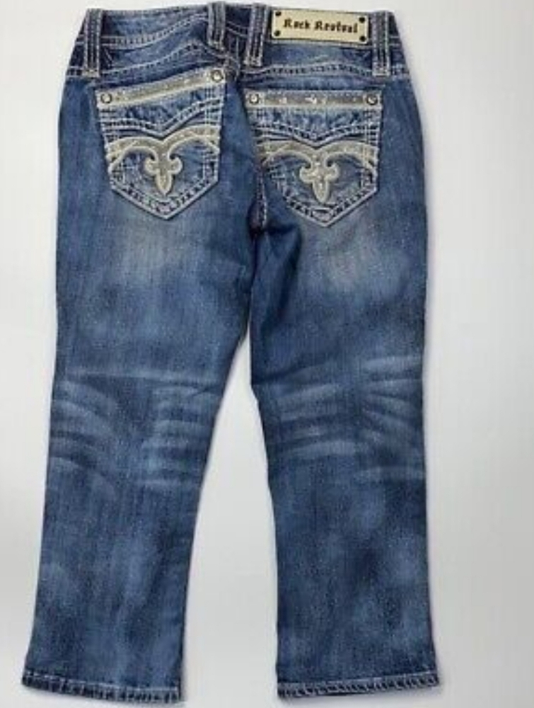 Rock Revival Women's Pilkin Capris Size 28